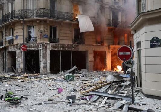 巴黎市内发生爆炸 造成多人受伤