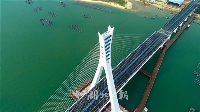 在鄂央企建杰作 海文跨海大桥抗震抗风级别全