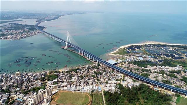 在鄂央企建杰作 海文跨海大桥抗震抗风级别全