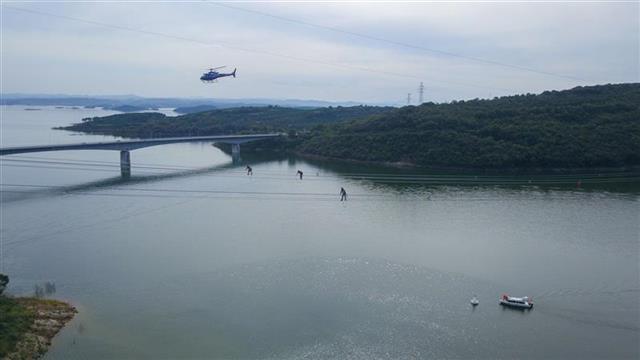 首次采用“空地一体”验收！湖北在建最长500千伏输电线路成功送电(图1)