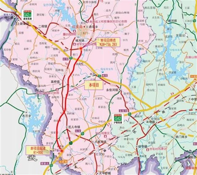 武汉至红安高速公路开工 湖北开启"县县通双高速"新征程