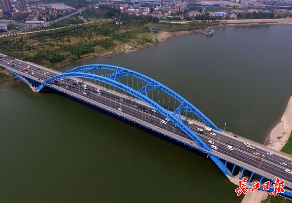 汉江湾桥颜色定了!"桥都"武汉现在集了多少颜色?