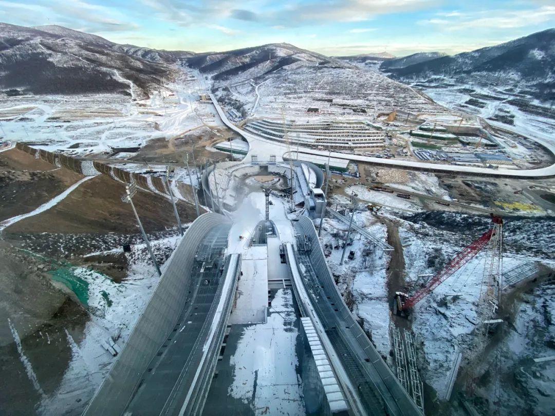 崇礼  打卡冬奥会张家口赛区规划临时展厅  参观国家跳台滑雪中心"雪