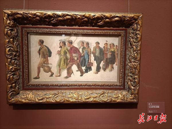 钟南山袁隆平雕塑亮相建党百年美术展,多幅画作含有武汉元素