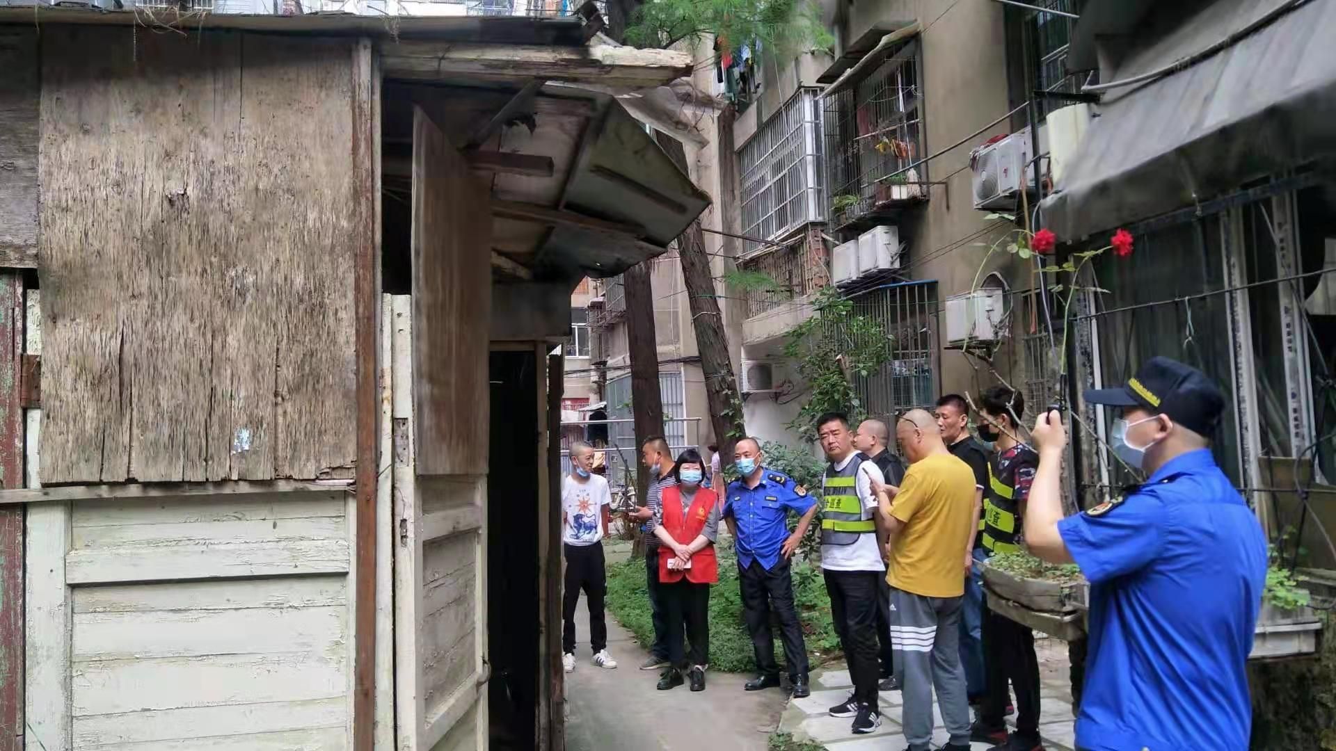 江汉区常青街多措并举啃下"硬骨头" 拆除违建还居民靓丽环境