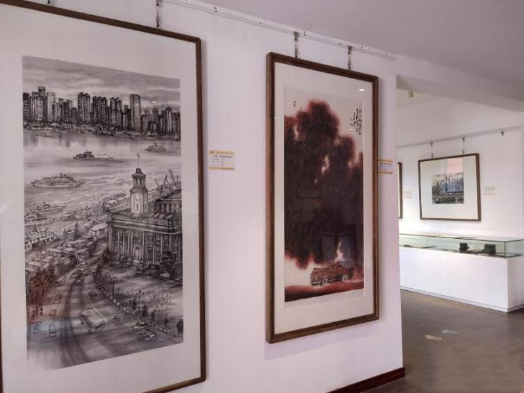 武汉艺术家绘制48件美术作品庆祝建党百年
