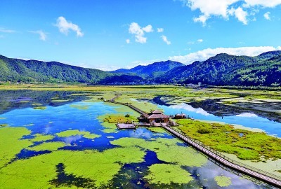 "飞阅"腾冲北海湿地