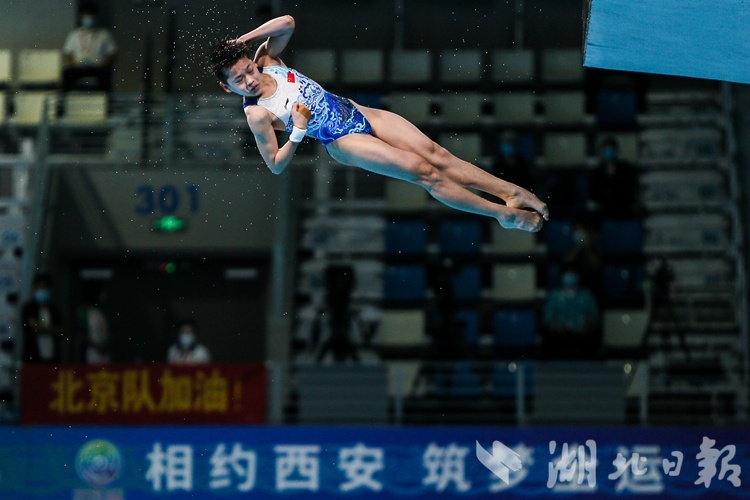 陕西全运跳水女团:全红婵获个人10米台第一