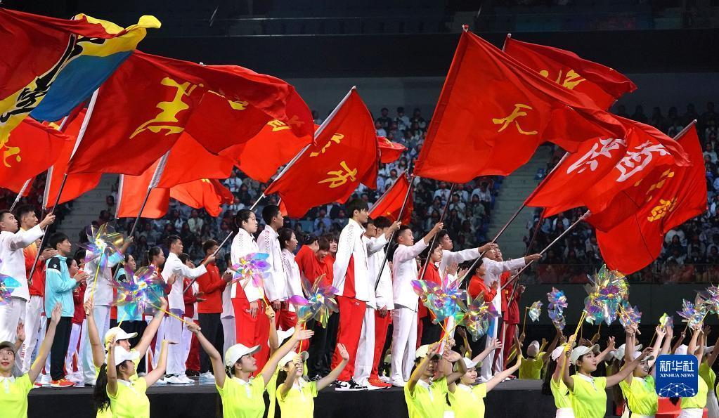 第十四届全运会闭幕式在西安举行