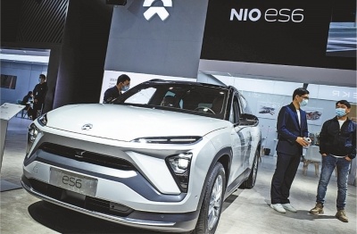 第二十二届武汉国际车展开幕 国产新能源车受热捧