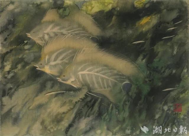 湖北水彩画