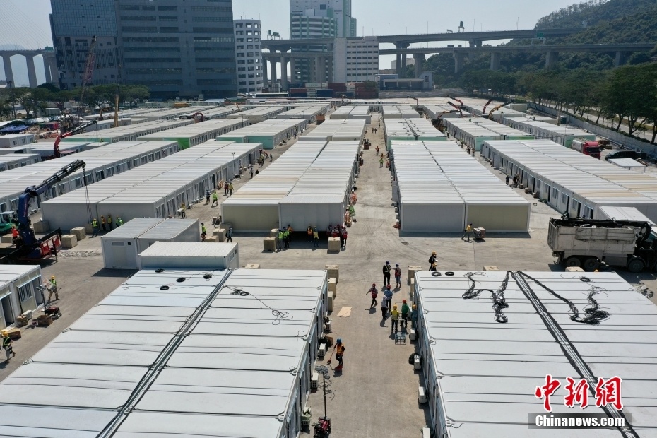 中央援建的香港青衣方舱医院正式竣工