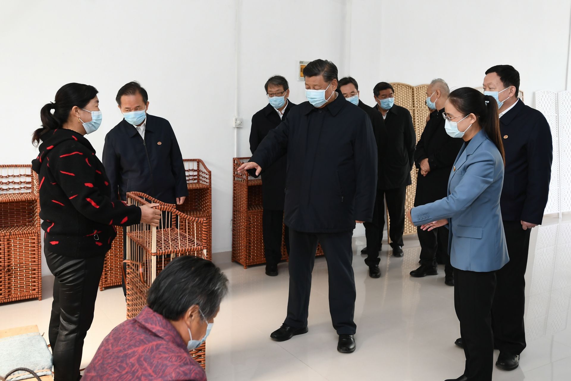 中共中央总书记,国家主席,中央军委主席习近平在山东省东营市垦利区董
