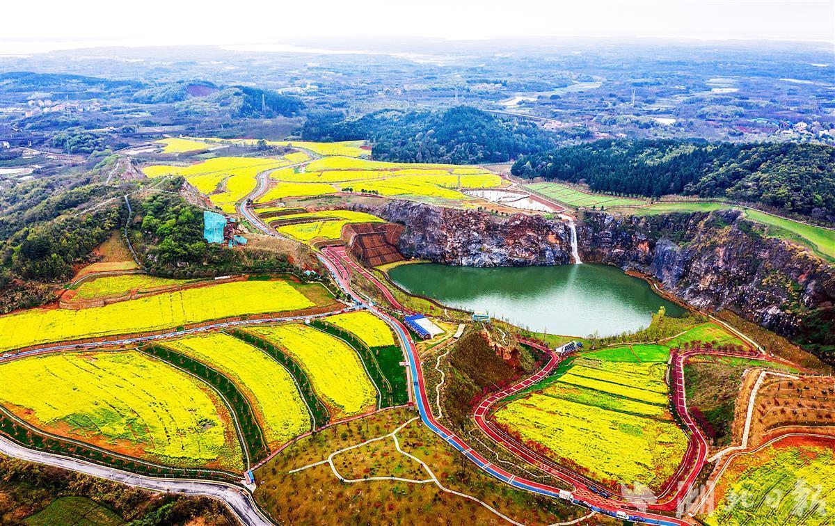 汤炜玮,通讯员王夫之,田静)3月23日,武汉市江夏灵山生态文化旅游区"矿