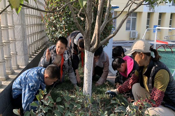 兴山特校：“花圃课堂”让学生变身“护绿”小达人(图2)