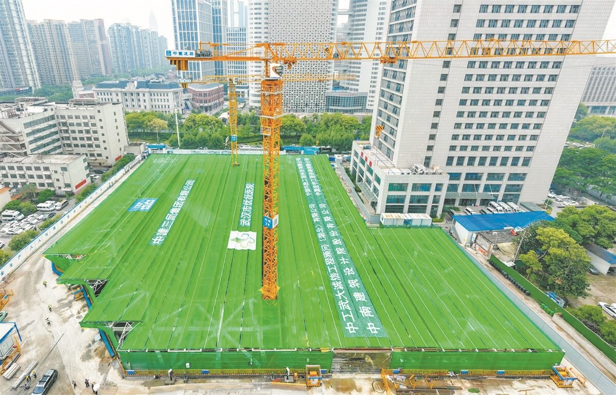 让洁净工地成为城市形象展示的新窗口 武汉建筑工地颜值再提升