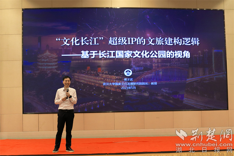 武汉大学国家文化发展研究院院长傅才武分享《“文化长江”超级IP的文化旅游建构》.jpg