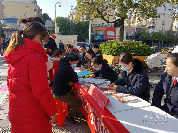 中央花园社区开展法治思想宣传进商圈活动 掀起全民学“宪”热潮