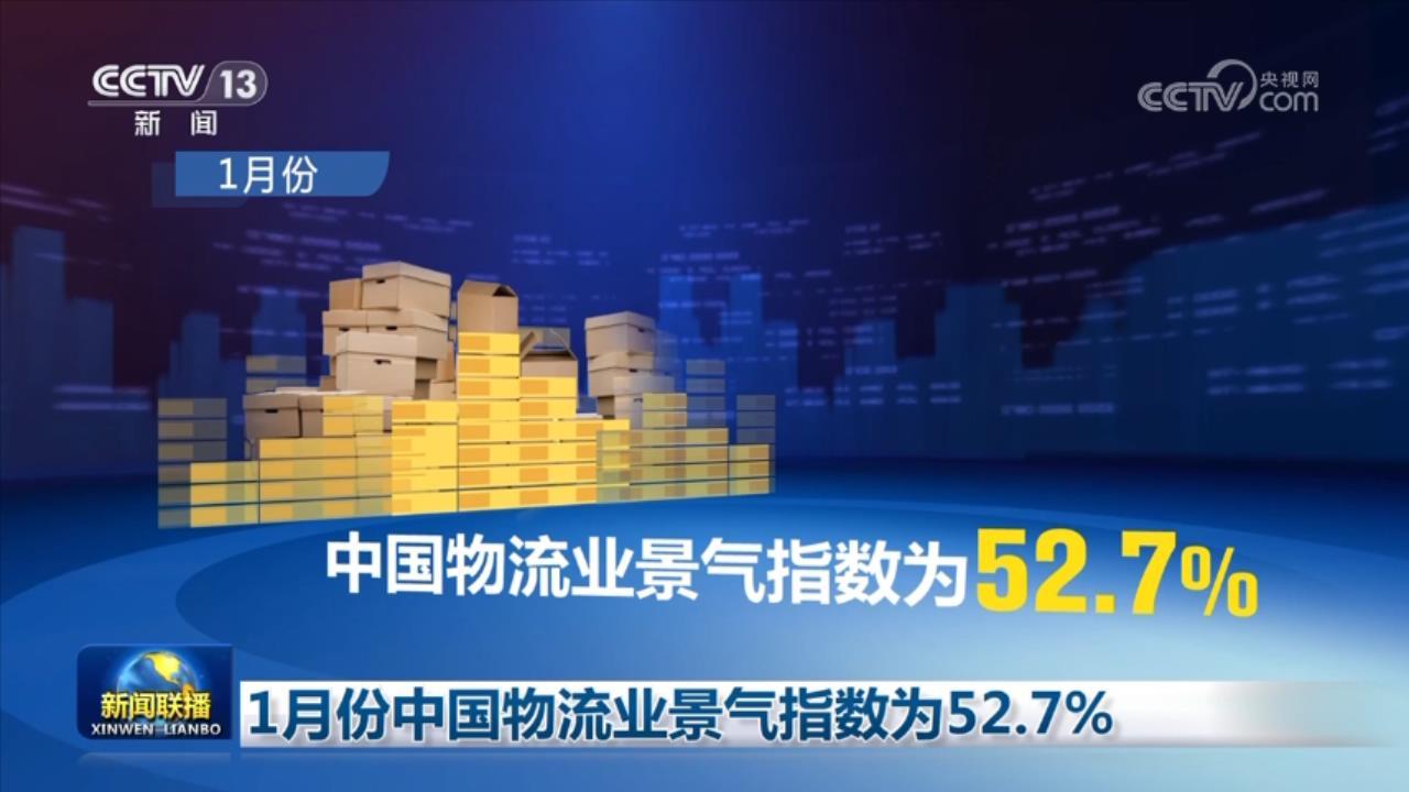 火狐电竞1月份中国物流业景气指数为527%(图1)