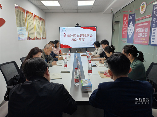 城南社区党建联席工作会议现场。.jpg