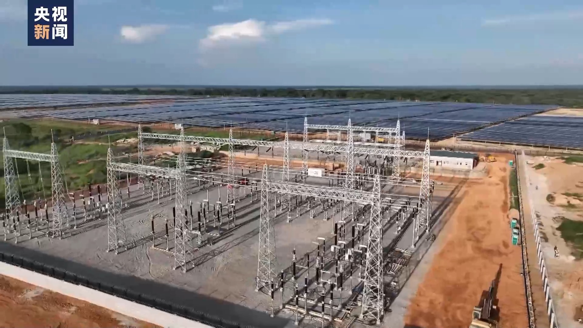 中企承建赞比亚光伏电站项目举行并网发电仪式-荆楚网-湖北日报网
