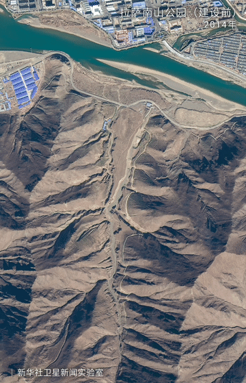 卫星视角｜看海拔近4000米的高原，如何“身披绿衣”