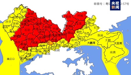 红色预警！深圳这些区域注意防御暴雨