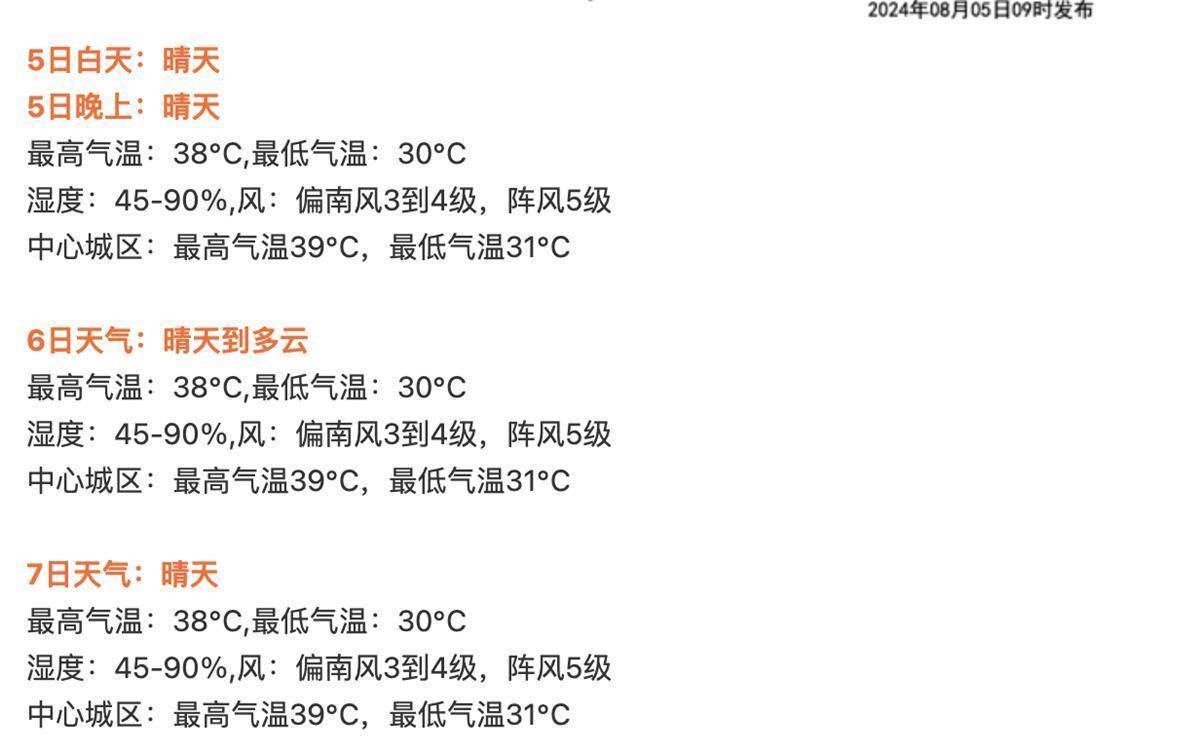 武汉市晴热高温天气超长待机，注意防暑！
