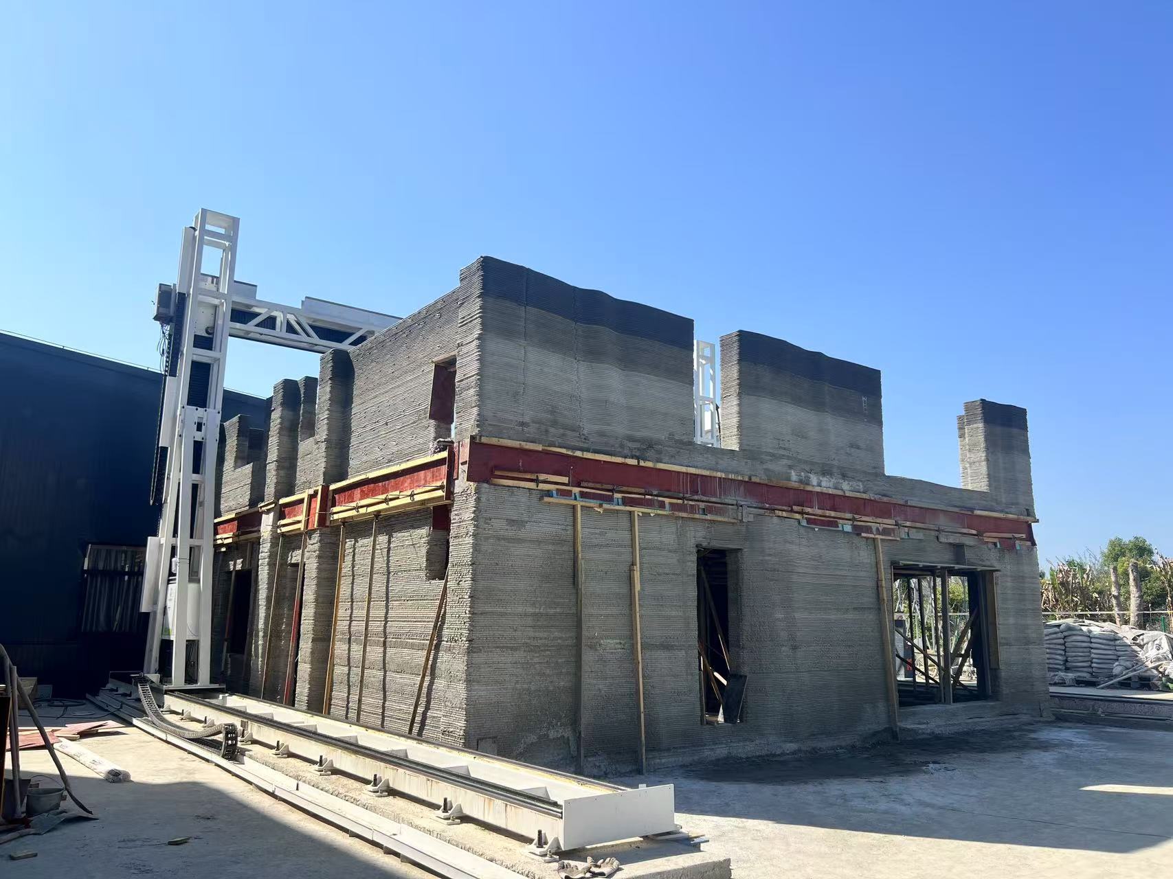 22天，3个工人，3D打印的双层建筑物线索！
