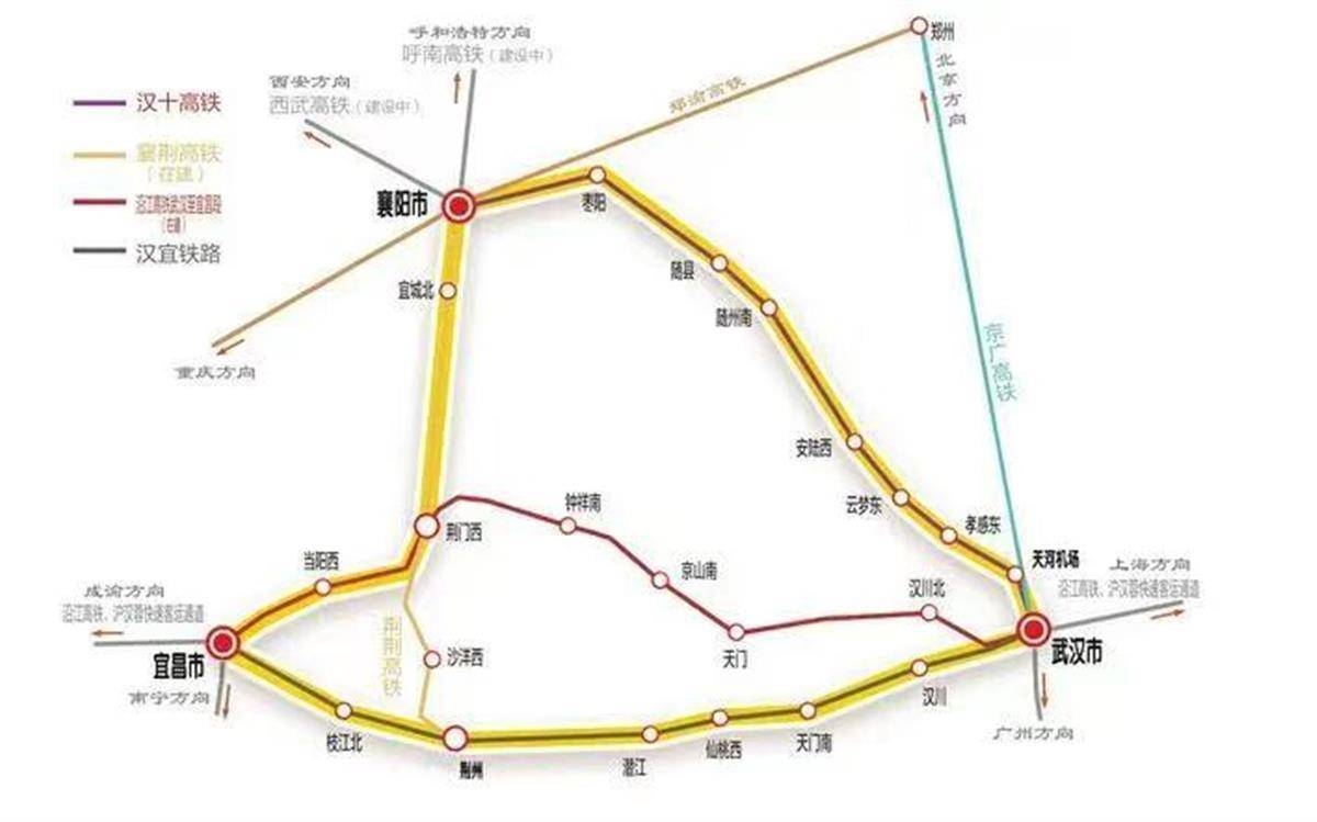 襄荆高铁全线铺轨贯穿 “金三角”高铁大环线冲刺画圆