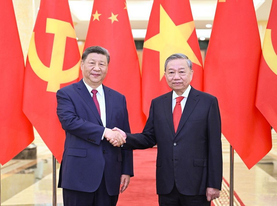 习近平已经与越南共产党秘书Su Lin进行了沟通