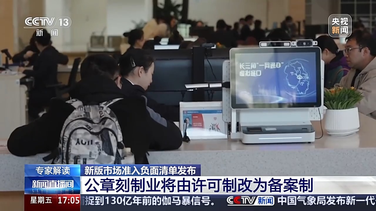 再次放松新版本的否定列表以访问市场的调整是