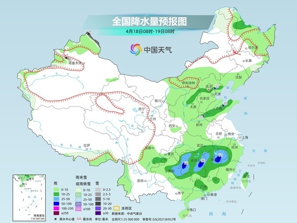 〜春季雨模式将在全国各地的许多地方持