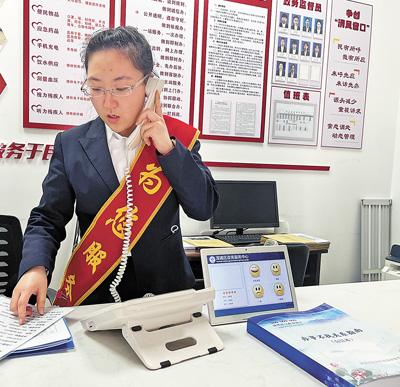 群众开展业务更加方便，更快且不必担心（在现