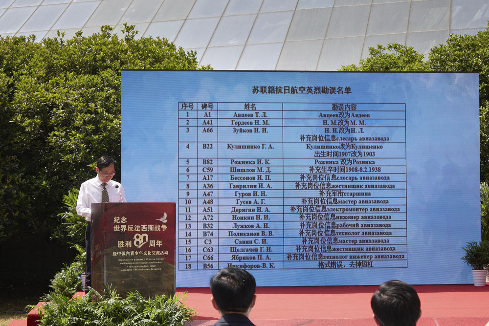 中国宣布了第一批苏联反日航空英雄的最新消息
