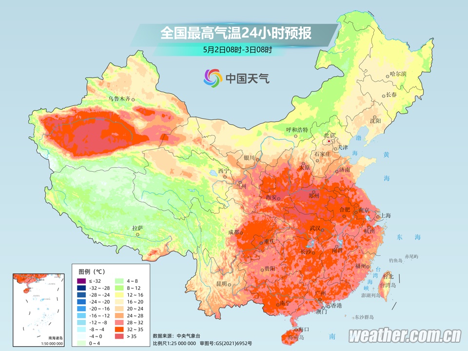 未来三天 这些要点旅游城市最高气温或超37℃