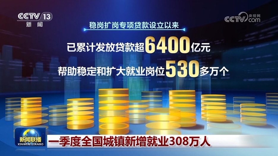 一季度全国乡镇新增工作308万人