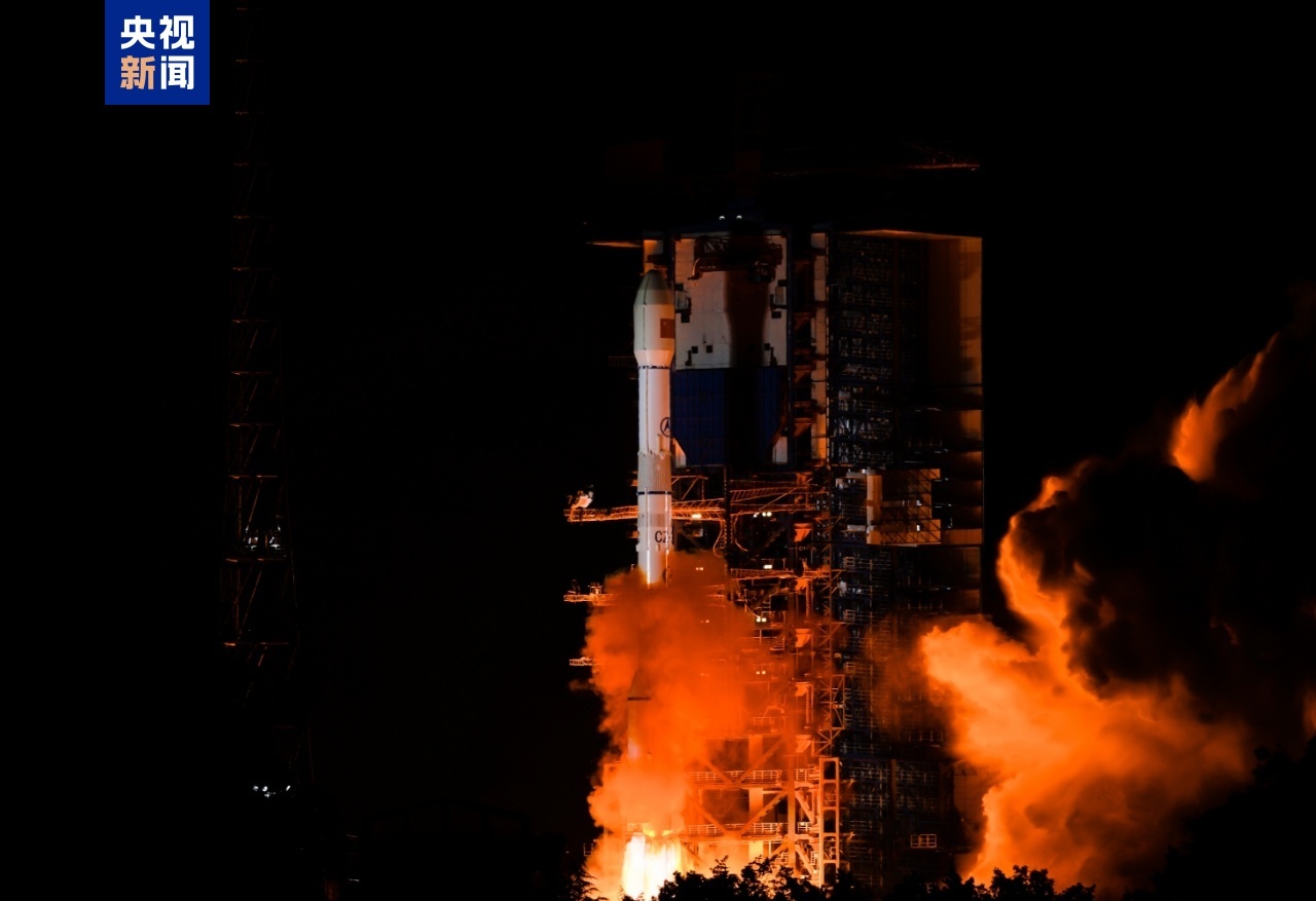 我的国家已经成功启动了第19号通信技术的卫星测试