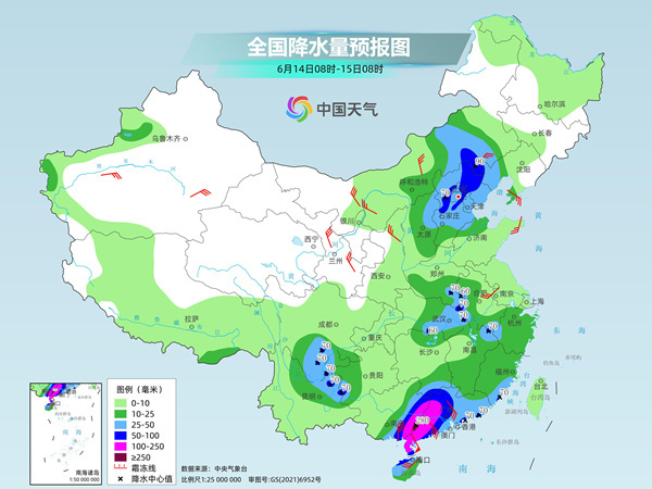 中国南部和江南的许多地区都会遭受严重的暴风