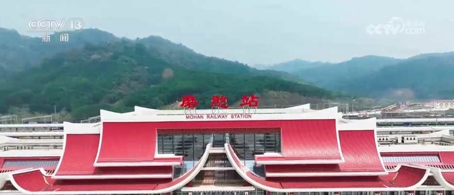 中国洛斯铁路跨境运输在今年上半年创下