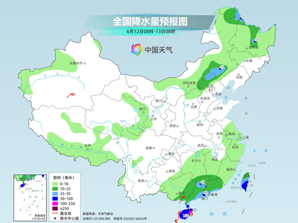 海南广东等地迎微弱台风雨 大范围高温涉及十省份