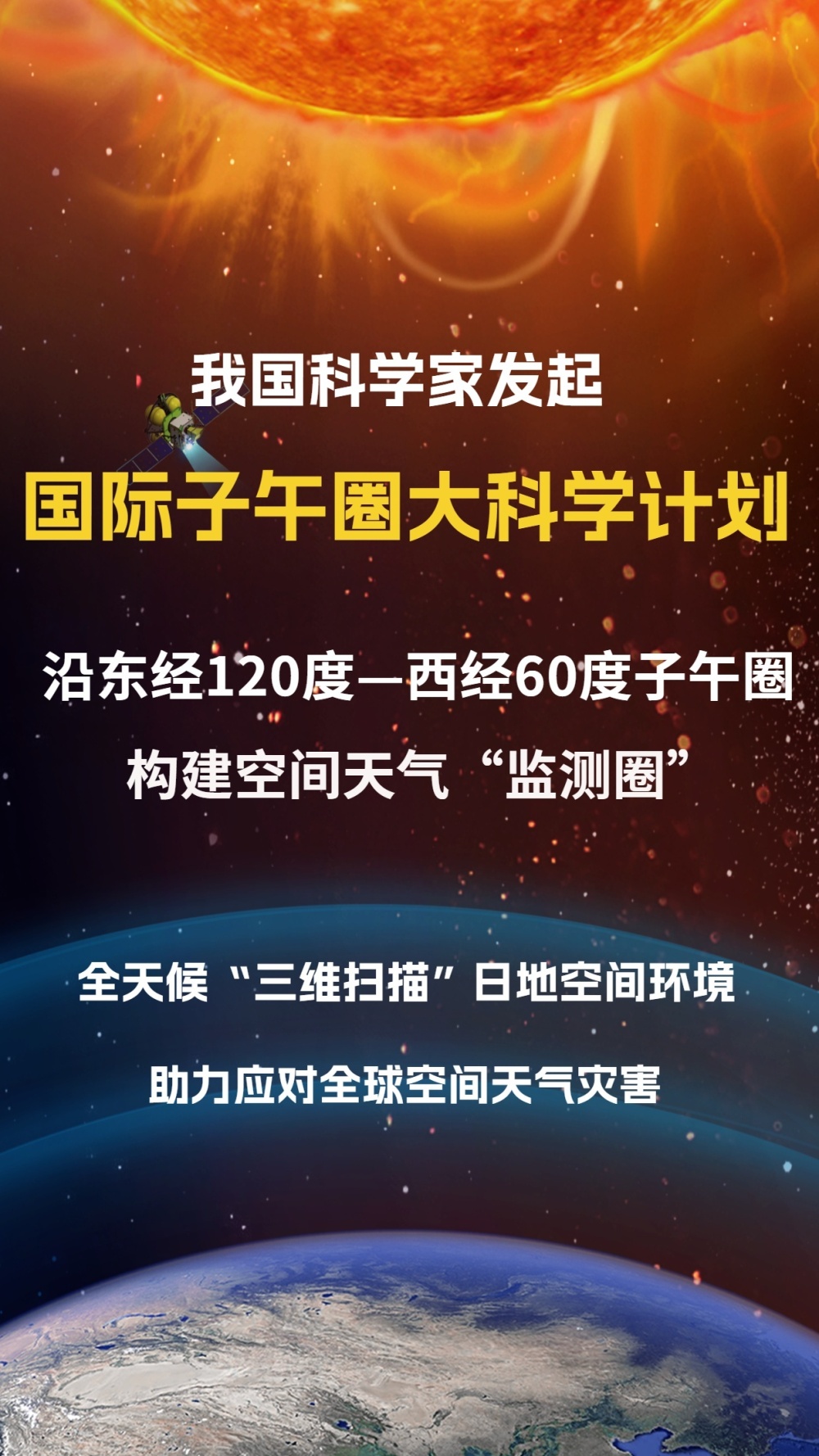 新华鲜报｜应对全球空间气候灾祸！我国科学家建议世界子午圈大科学方案