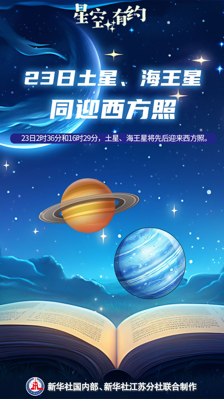 星星在6月23日进行了预约|,两个行星西部西部