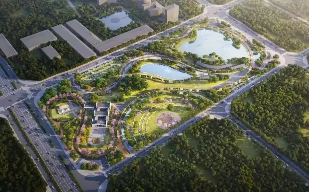 春云公园建造加快推动 孝文明主题园林雏形初现