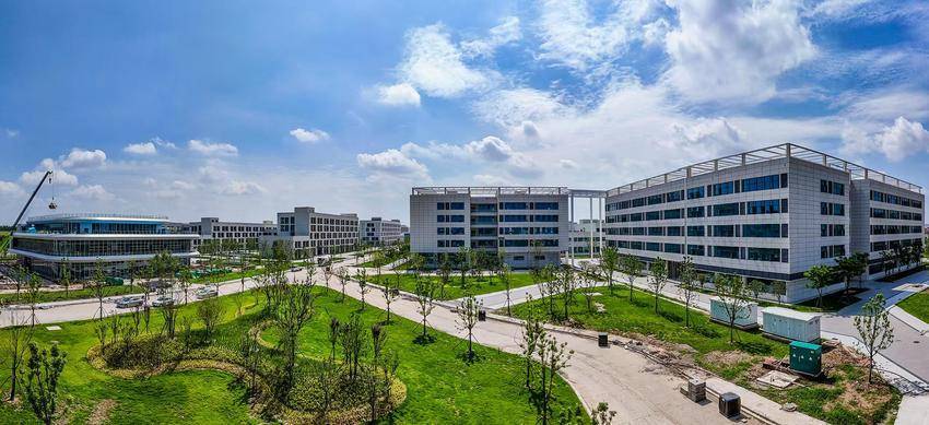 图片库丨新的Jingzhou职业科学技术学院的建设促进