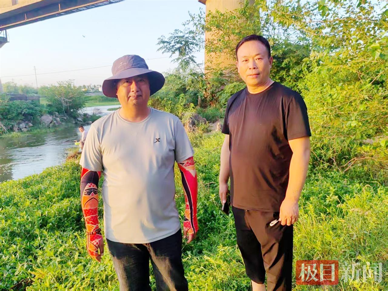 10岁娃落水被冲到下流，两名“垂钓佬”接力下水将孩子救起