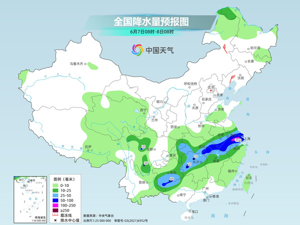 高考首日长江沿线将现强降雨 南北多地高温继续