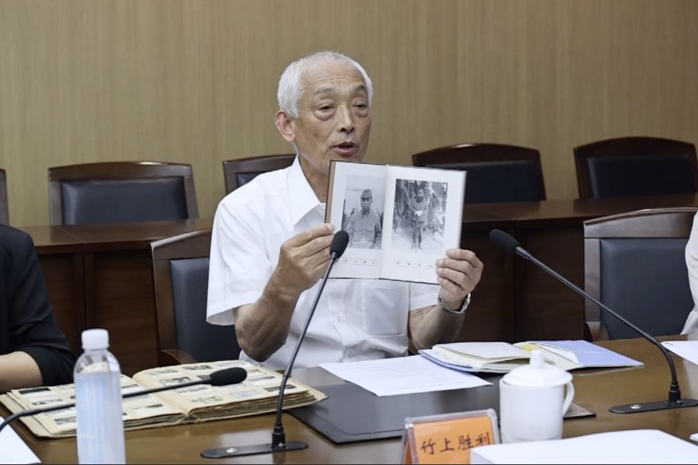 前史本相不会因毁掉而消失——侵华日军细菌部队后人竹上成功来南京捐赠史料