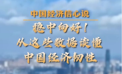 中国经济决心说丨 稳中向好！从这些数据读懂中国经济耐性