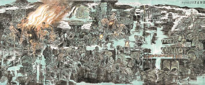 一展尽览楚国八百年 楚文化主题美术创造工程著作进京